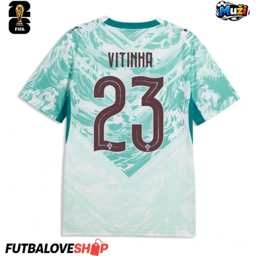 Dres Portugalsko Vitinha #23 Preč MS 2026 Krátky Rukáv
